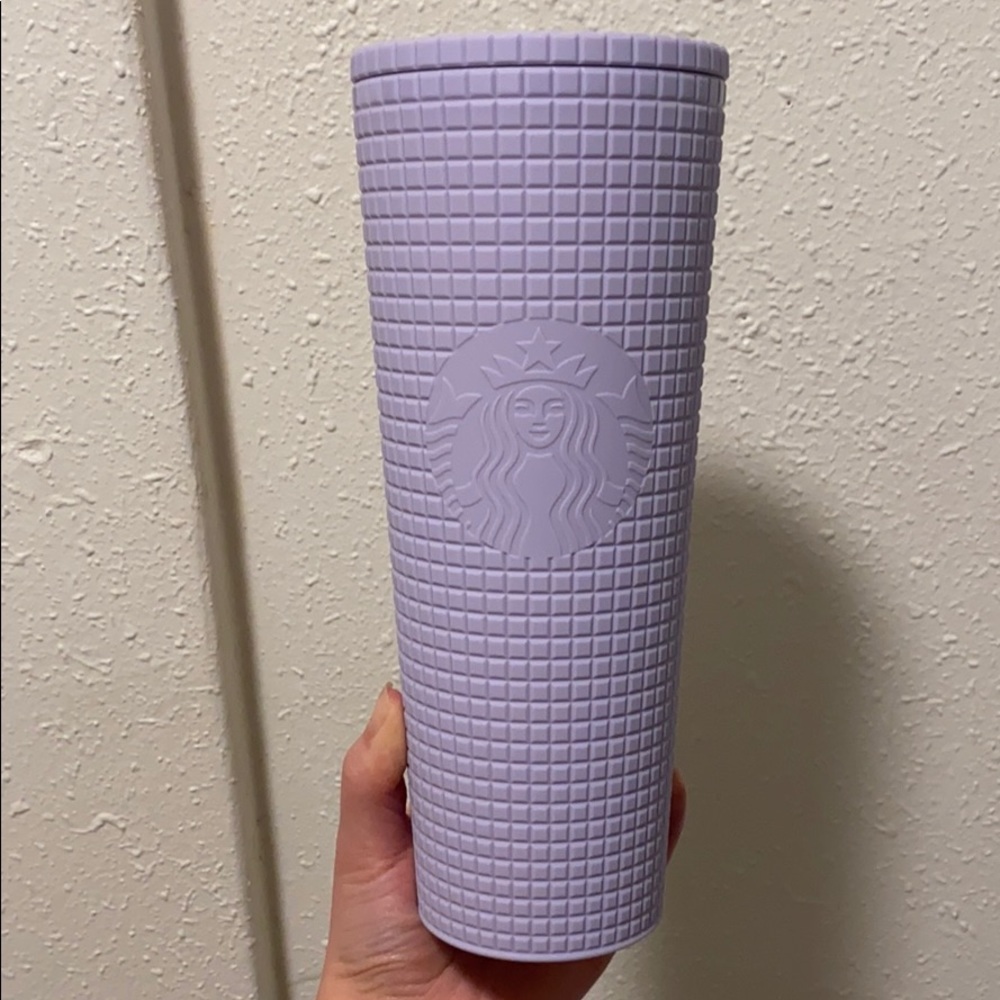 Starbucks Lilac Grid Cup Valentine’s Day 2021